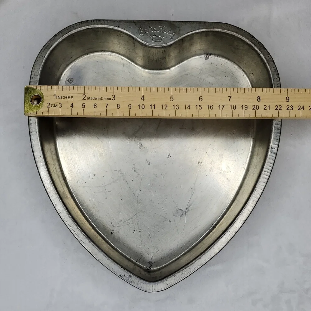 Heart Shape Baking Pans Set of 2 Love